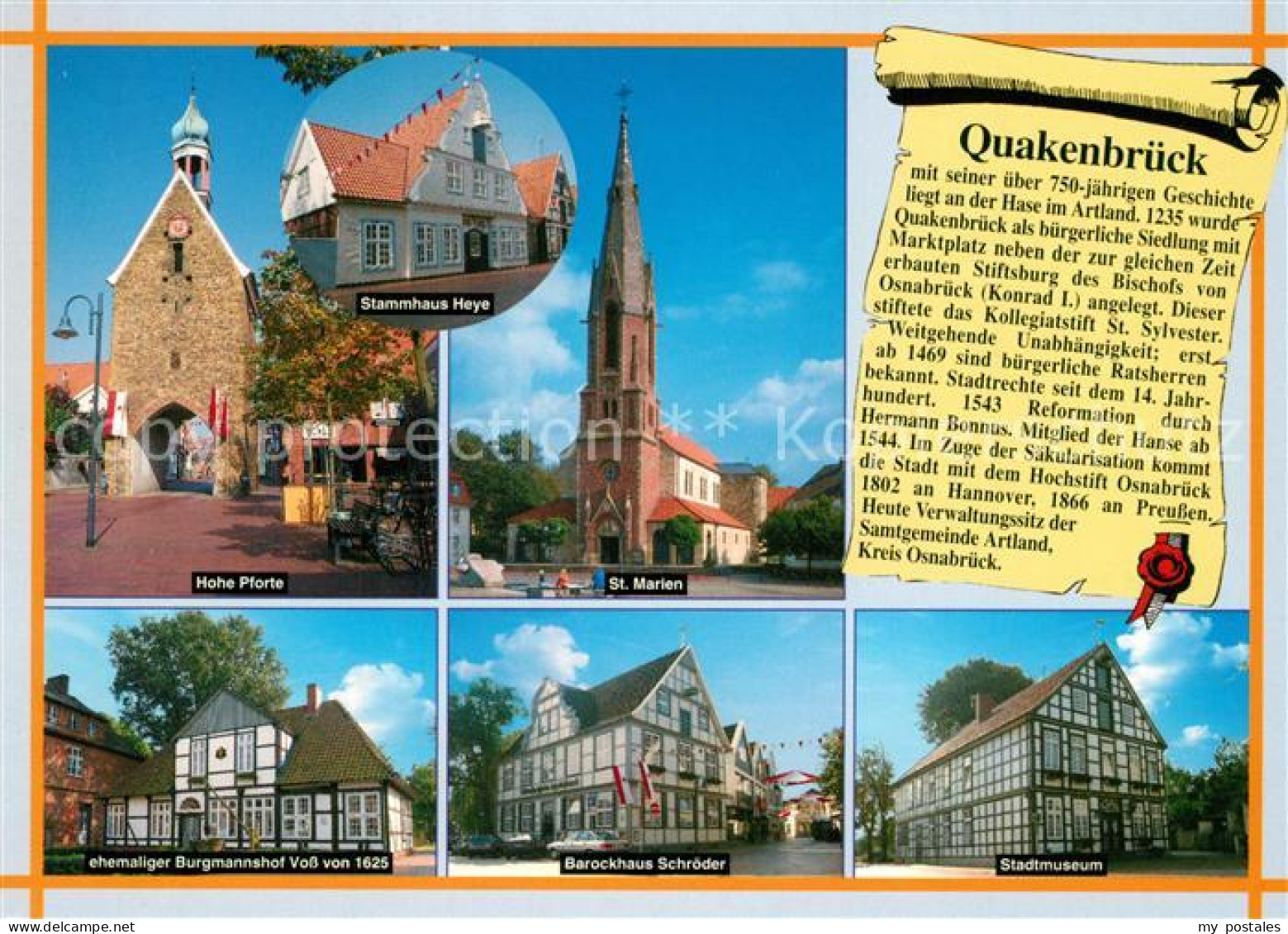 73213158 Quakenbrueck Barockhaus Schroeder Stadtmuseum St. Marien Stammhaus Heye - Quakenbrück