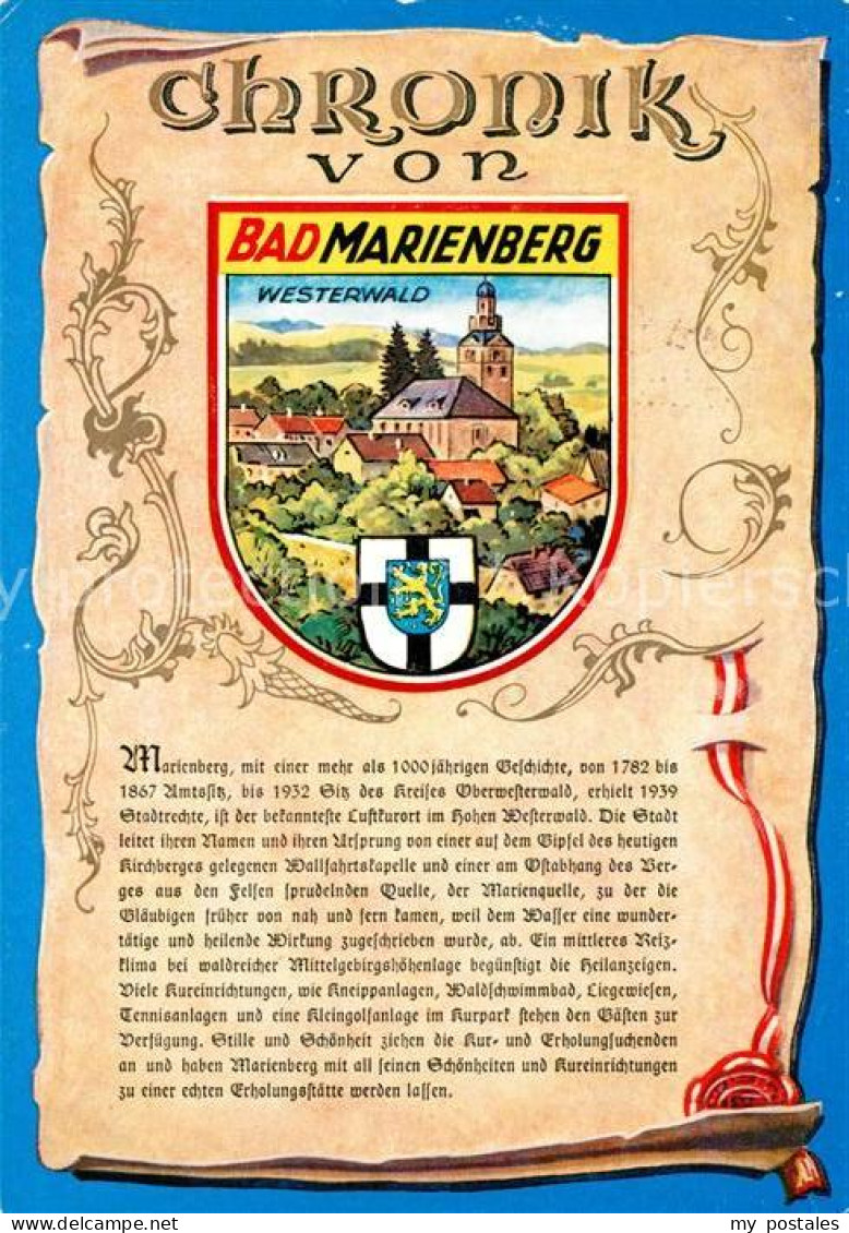 73213036 Bad Marienberg Chronik  Bad Marienberg - Bad Marienberg