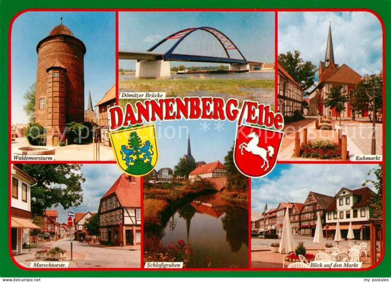 73212999 Dannenberg Elbe Marschtorstrasse Kuhmarkt Doemitzer Bruecke Schlossgrab - Dannenberg