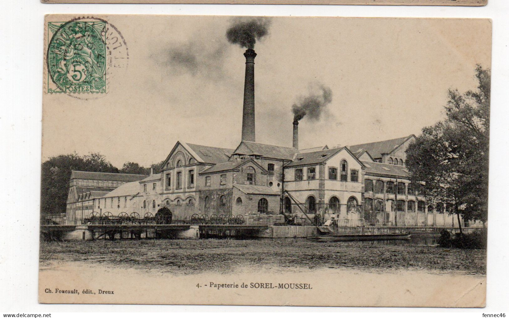 28 - Papeterie De SOREL-MOUSSEL - 1907 (I46) - Sorel-Moussel