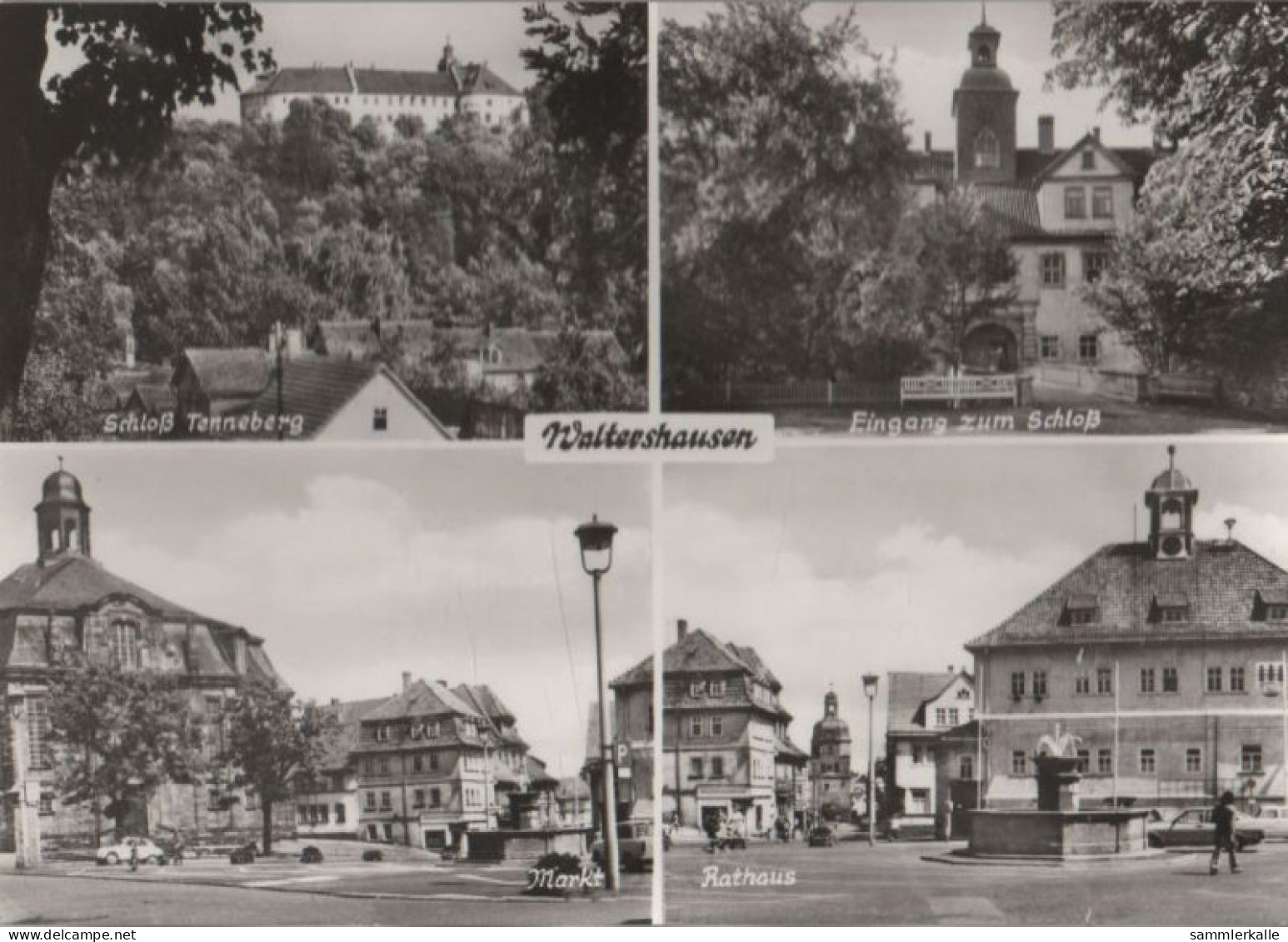 53041 - Waltershausen - U.a. Eingang Zum Schloss - 1982 - Waltershausen