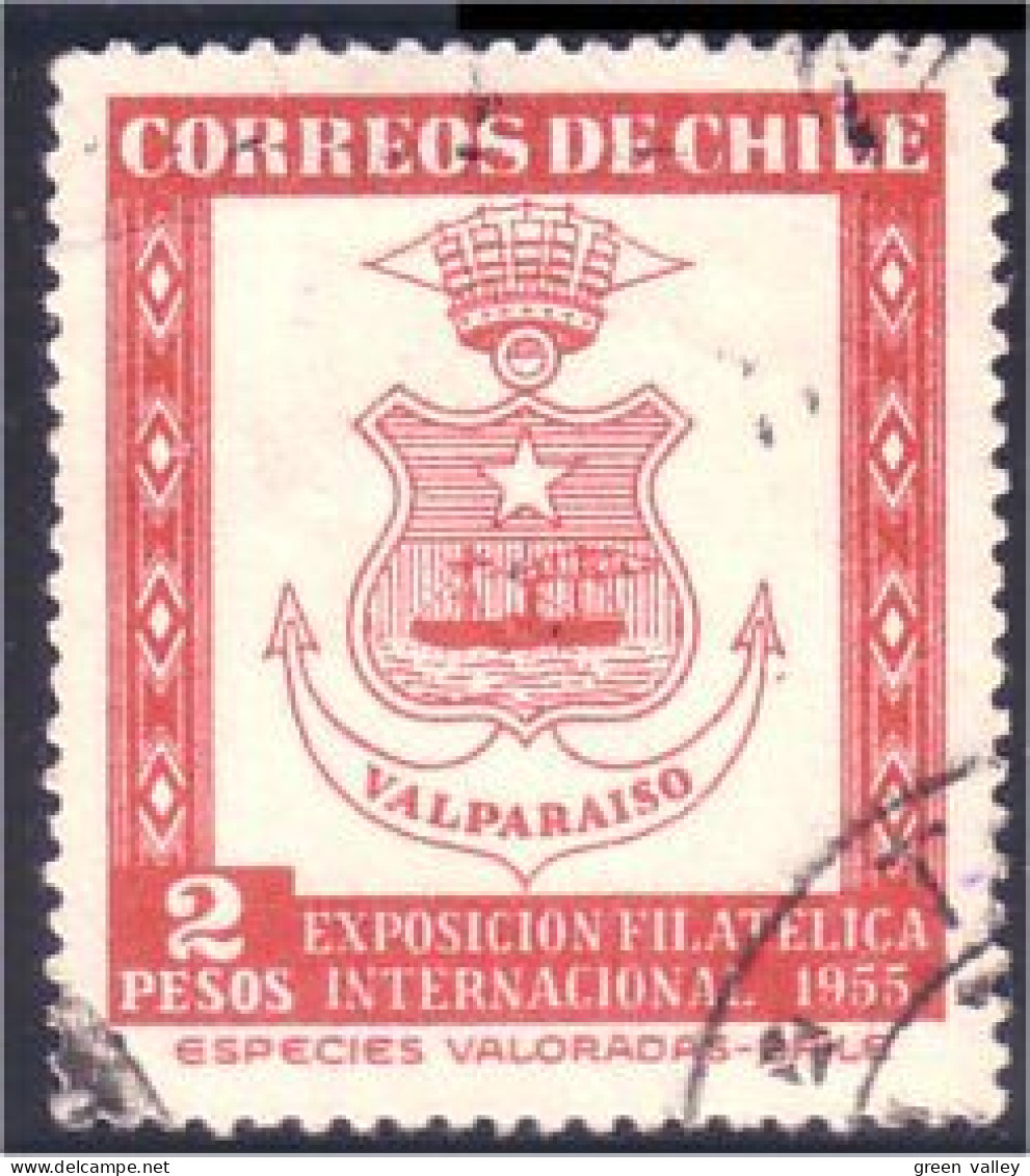 252 Chili Armoiries Valparaiso Coat Of Arms (CHL-19) - Sellos