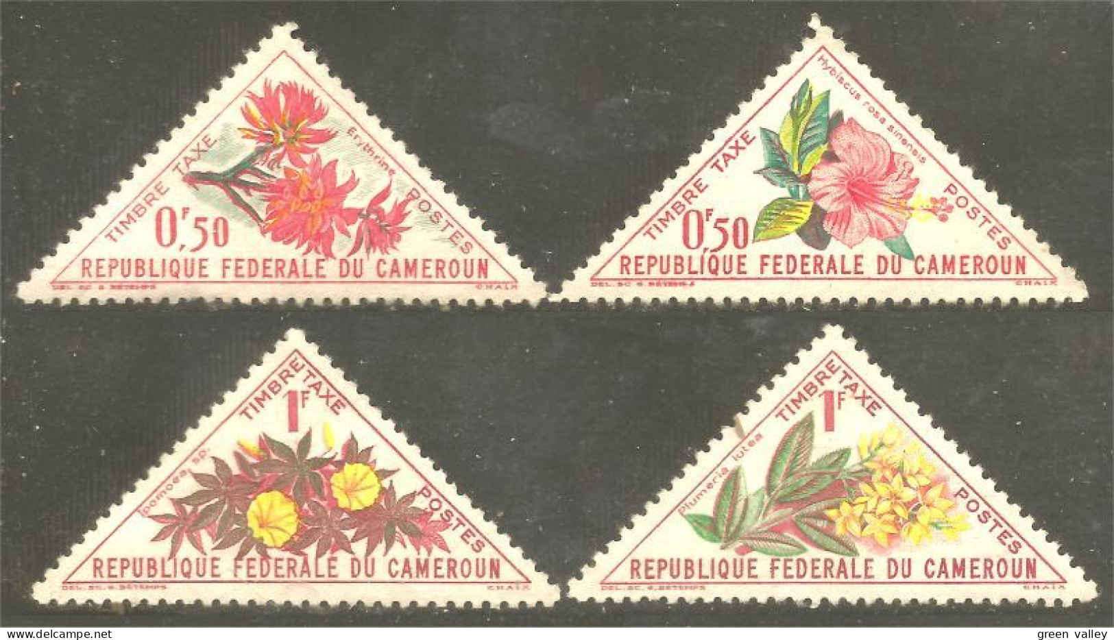 236 Cameroun Timbre-taxe Postage Due Hibiscus Sans Gomme (CAM-145) - Nuevos