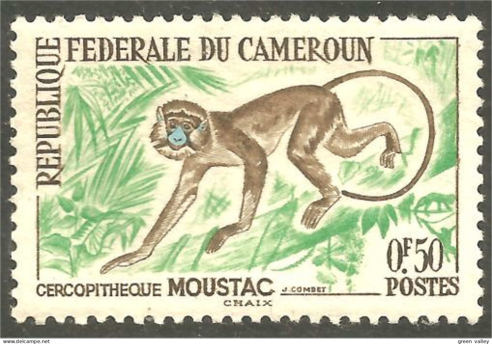 236 Cameroun Singe Ape Monkey Affe Aap Scimmia Mono MH * Neuf (CAM-138) - Ungebraucht