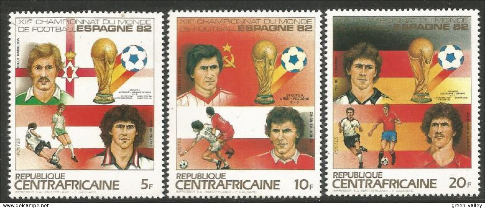 234 Centrafrique Soccer Football MNH ** Neuf SC (CAF-35) - Other & Unclassified