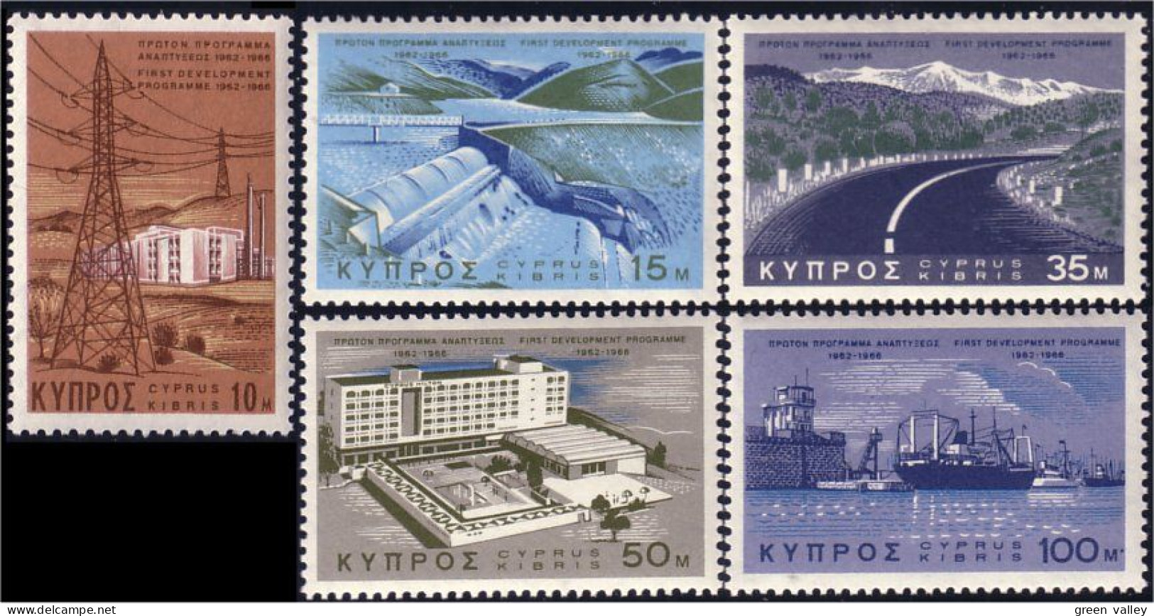 286 Cyprus Hydro Electricity MNH ** Neuf SC (CYP-20) - Electricité