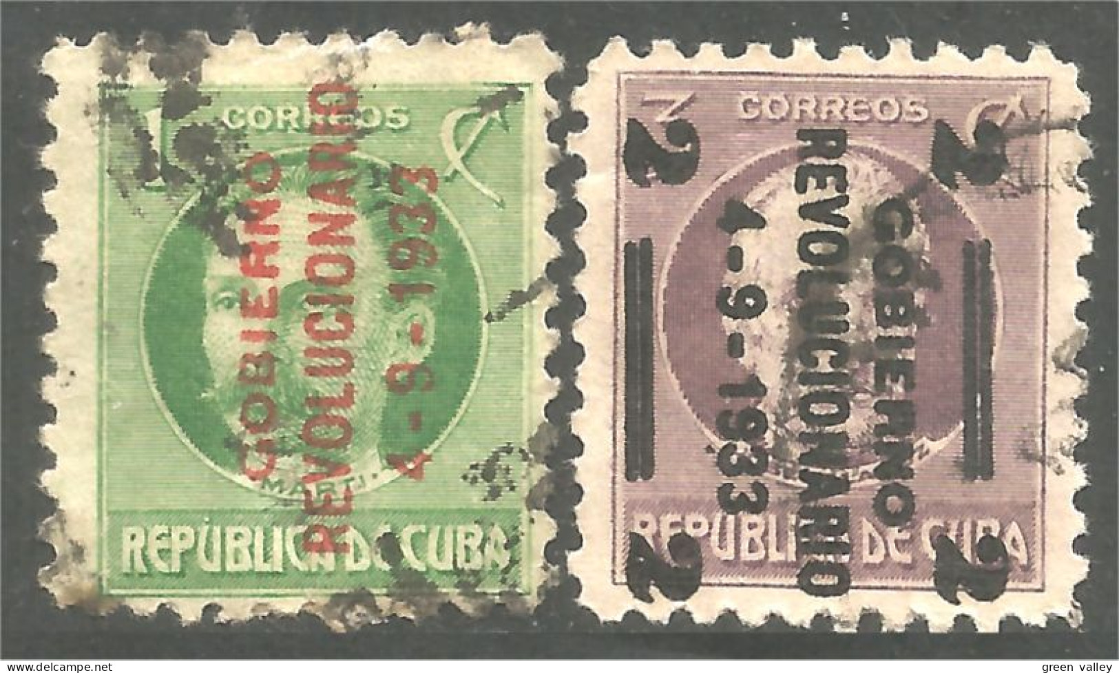 284 Cuba 1933 Revolutionary Junte Révolutionnaire Surcharge (CUB-110) - Usati