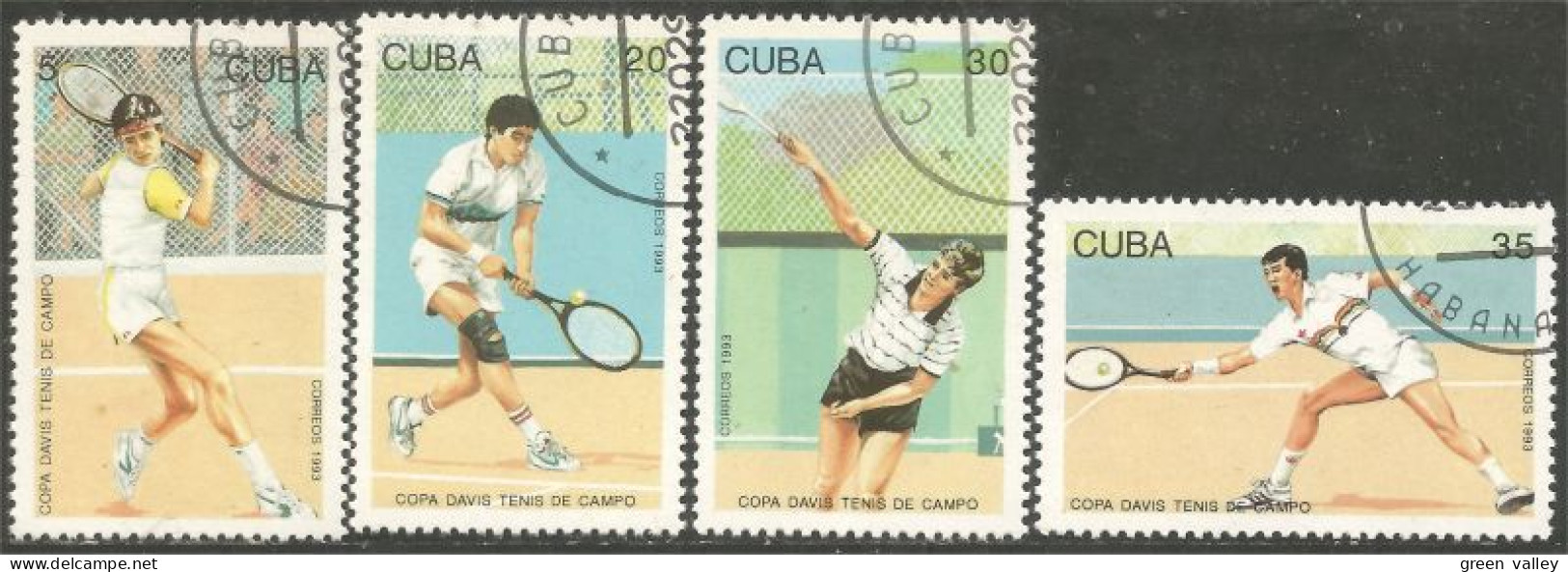 284 Cuba Tennis Coupe Davis Cup (CUB-83a) - Usados