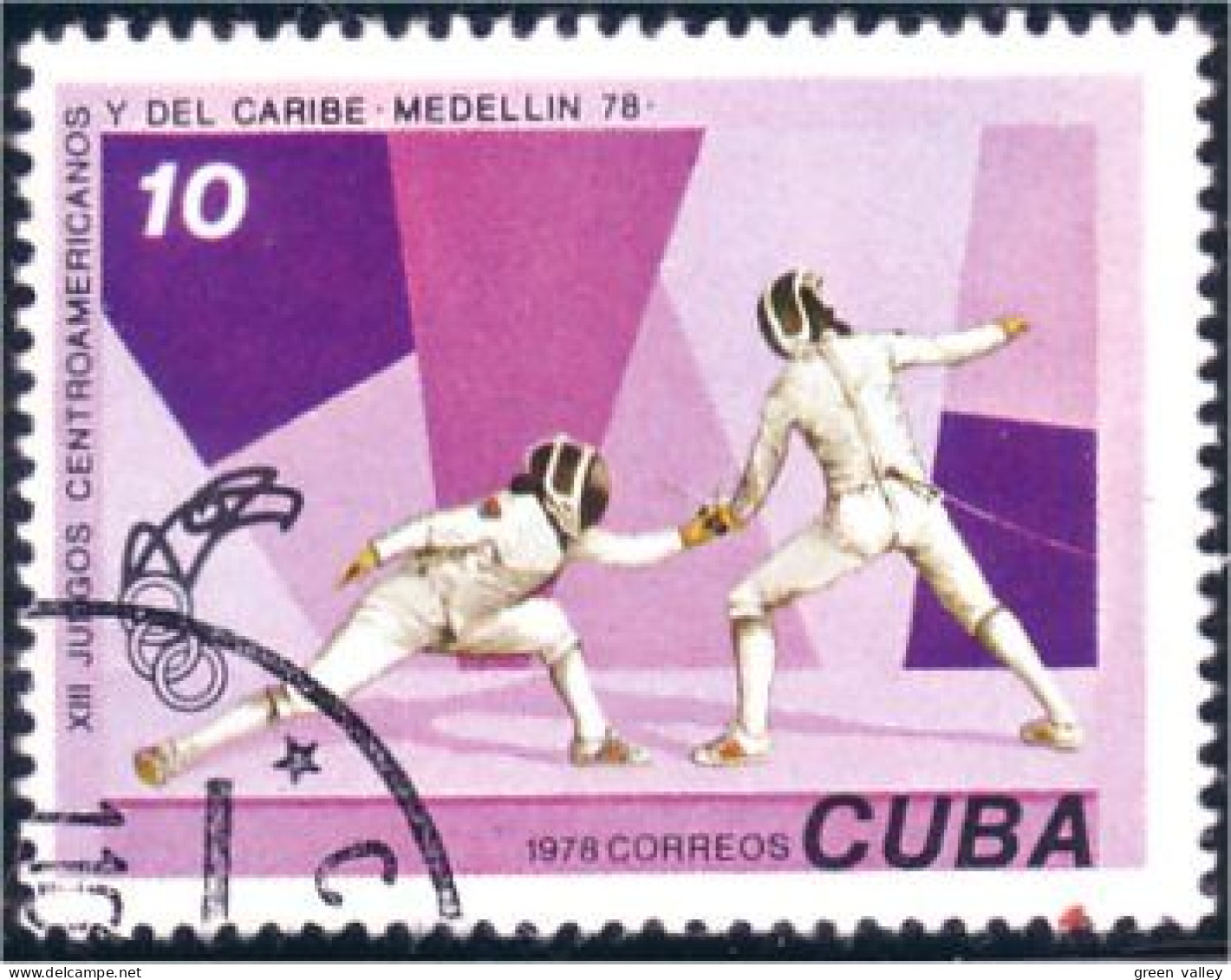 290 Cuba Escrime Fencing Fechten Esgrima Scherma (CUB-52) - Escrime