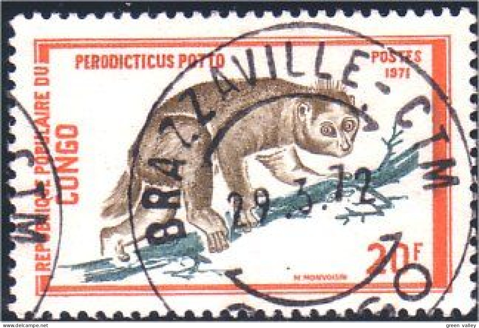 272 Congo Singe Monkey Lemur Primate Lori (CGO-16) - Usati