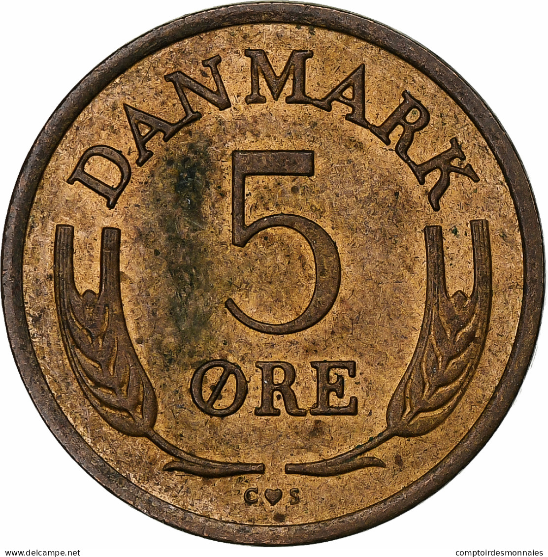 Danemark, 5 Öre, 1969 - Danemark