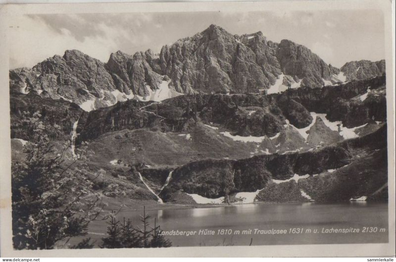 32251 - Österreich - Traualpsee - Mit Landsberger Hütte - 1929 - Tannheim