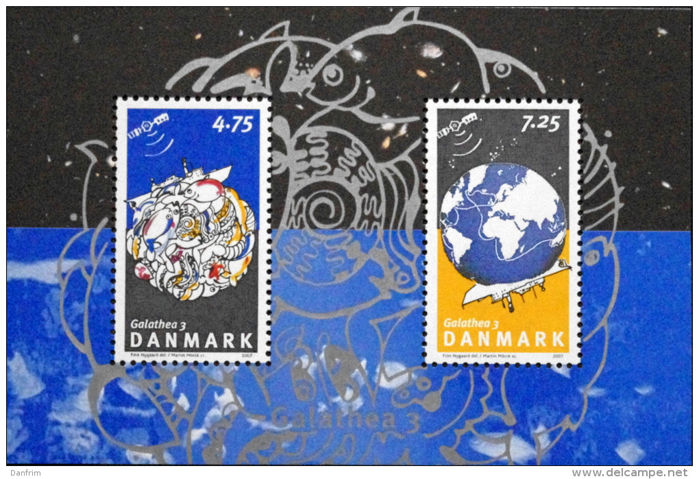 Denmark 2007   Galathea -3-Expedition  MiNr.1466-67 Block 30 MNH (**)  (lot  Mappe ) - Ungebraucht