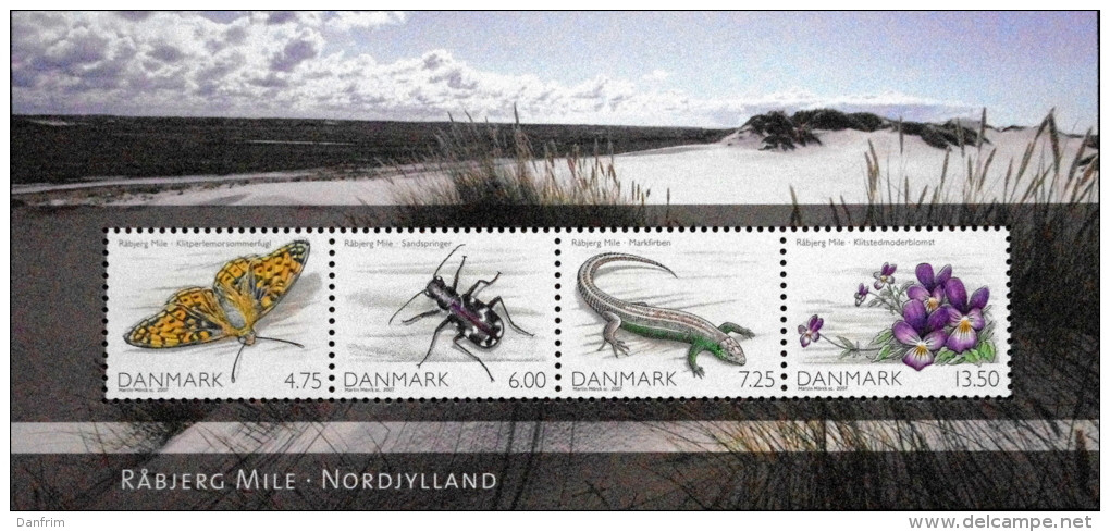 Denmark 2007 NATUR MiNr.1472-75  Block 31 MNH (**)  (lot Mappe ) - Unused Stamps