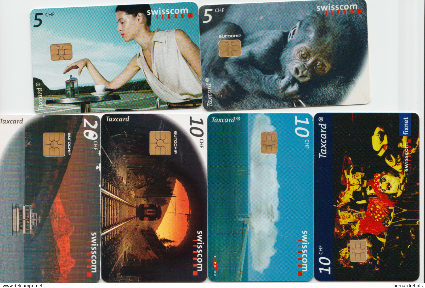 TC36 - 6 CARTES A PUCE DE SUISSE Pour 3 € - Sweden