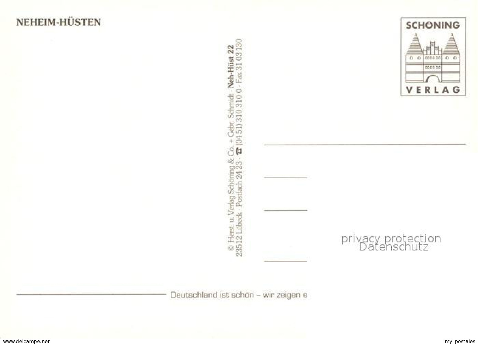 73212738 Neheim-Huesten Fliegeraufnahme Strassenpartie Klinik  Neheim-Huesten - Arnsberg