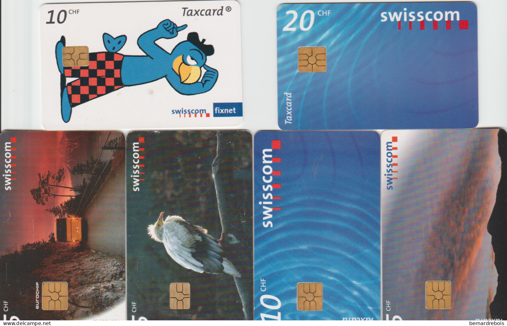 TC36 - 6 CARTES A PUCE DE SUISSE Pour 3 € - Schweden