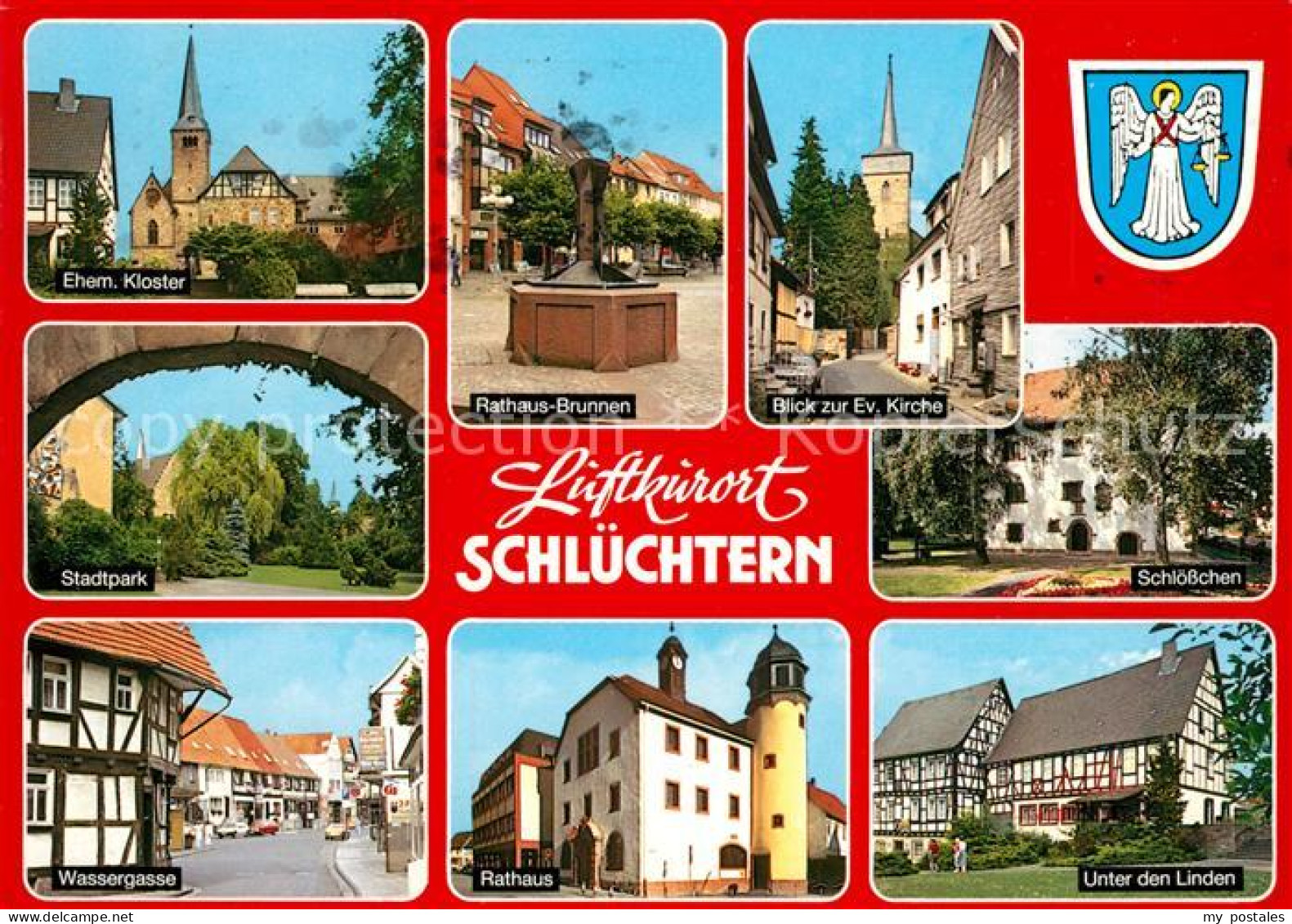 73212643 Schluechtern Ehem Kloster Stadtpark Rathaus Brunnen Kirche Schloss Unte - Schlüchtern