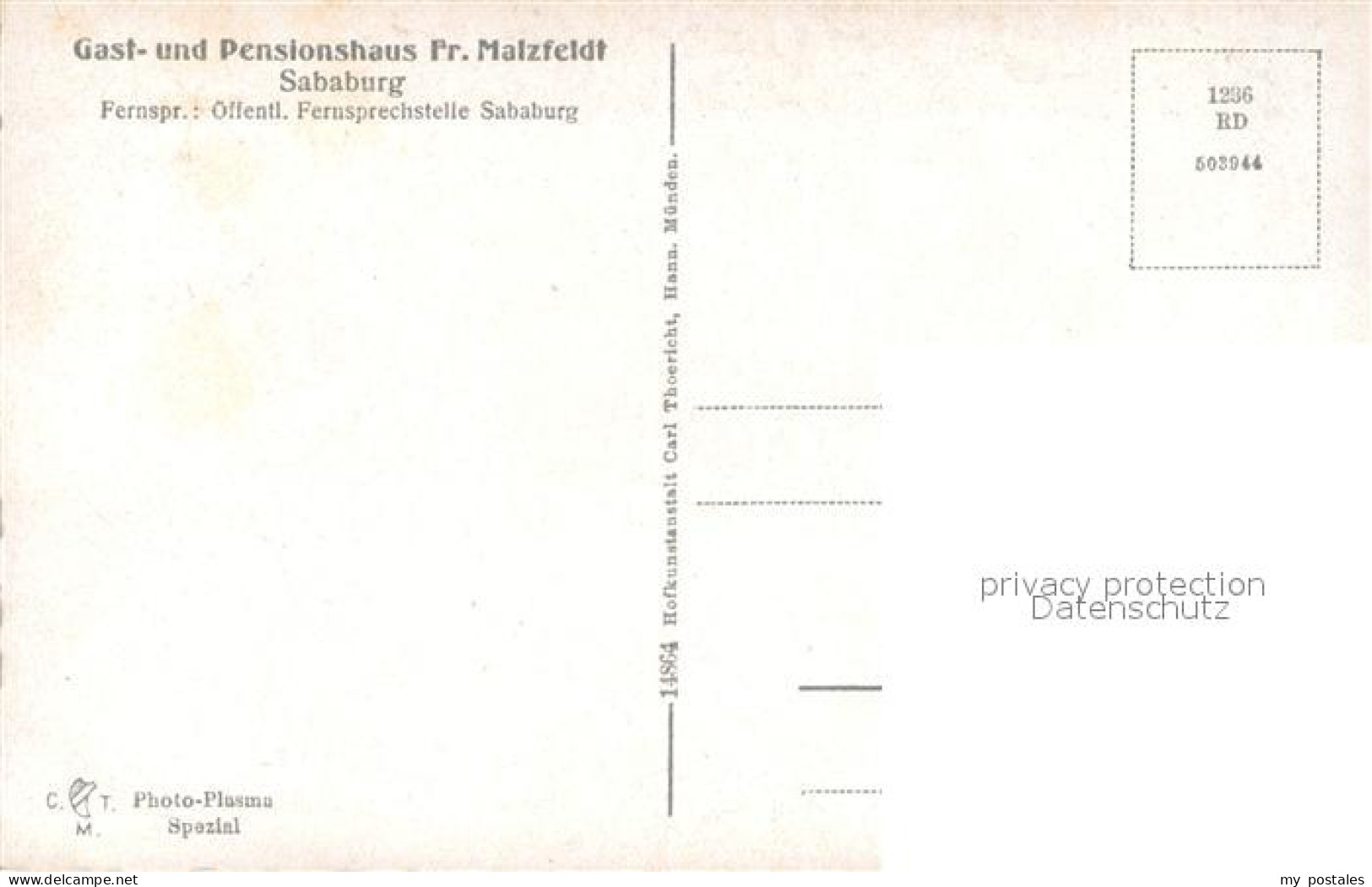 73212606 Hofgeismar Sababurg Im Reinhardswald Hofgeismar - Hofgeismar