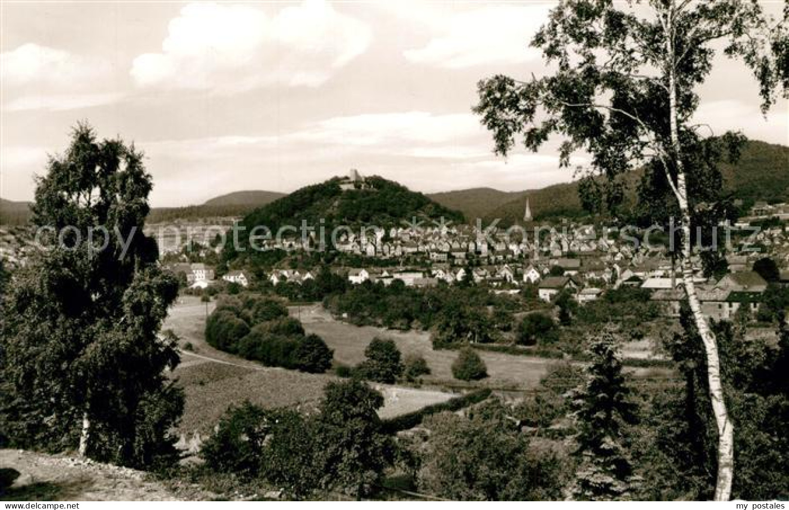 73212585 Biedenkopf Panorama Luftkurort Mit Blick Zum Schloss Biedenkopf - Biedenkopf