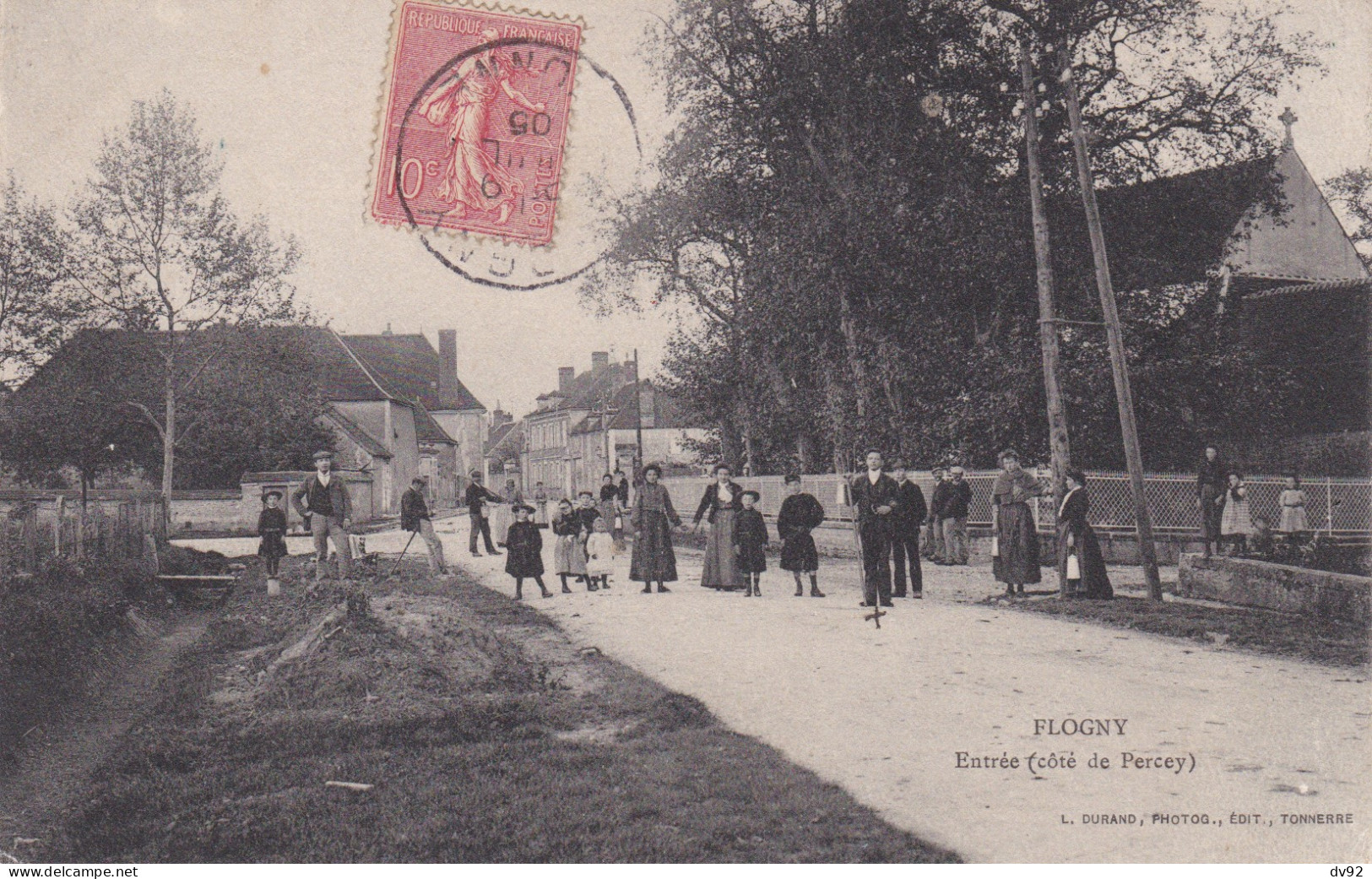 YONNE FLOGNY ENTREE COTE DE PERCEY - Flogny La Chapelle