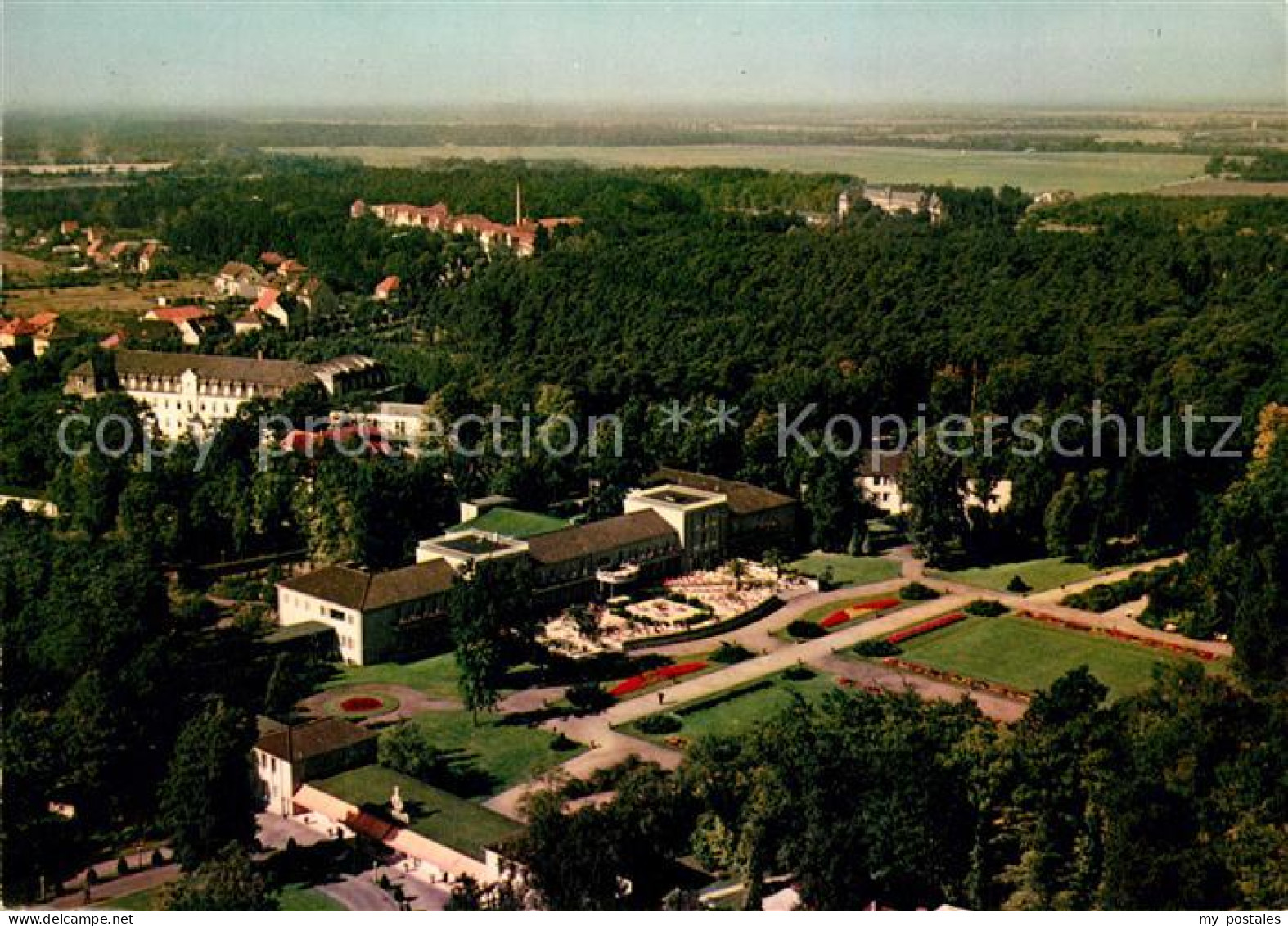 73212513 Bad Lippspringe Kurhaus Und Kaiser Karls Park Fliegeraufnahme Bad Lipps - Bad Lippspringe