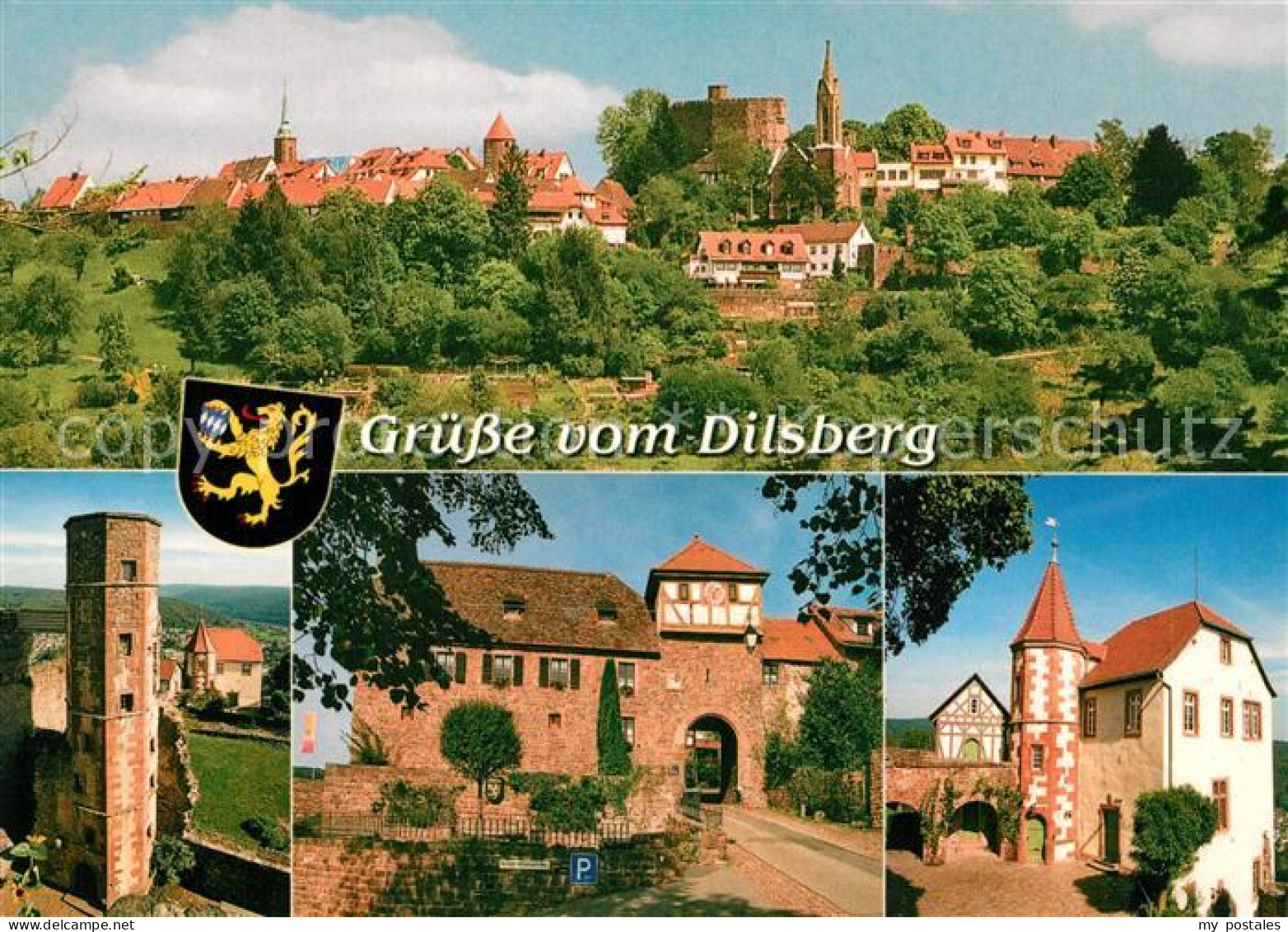 73212416 Dilsberg Burgfeste Dilsberg Kommandantenhaus  Dilsberg - Neckargemünd