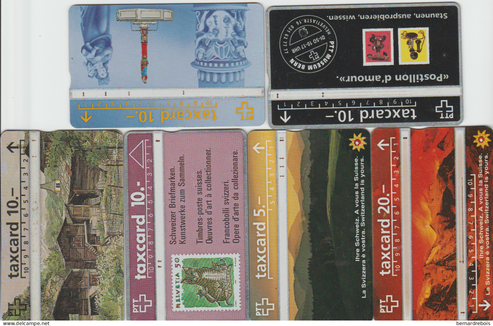 TC36 - 6 CARTES MAGNETIQUES DE SUISSE Pour 2 € - Suiza