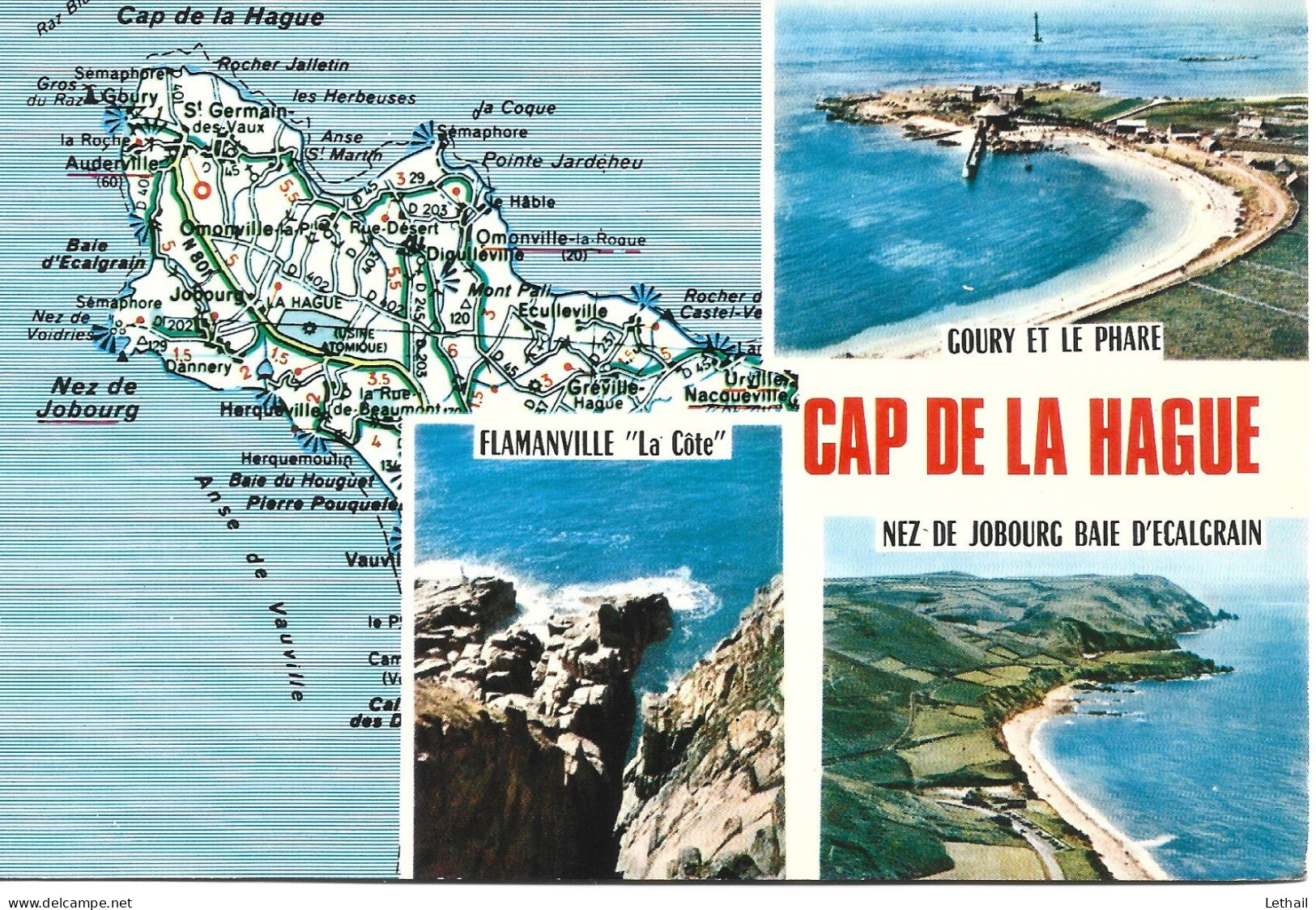 Ref (  18799  )  Cap De La Hague - Carte Geografiche