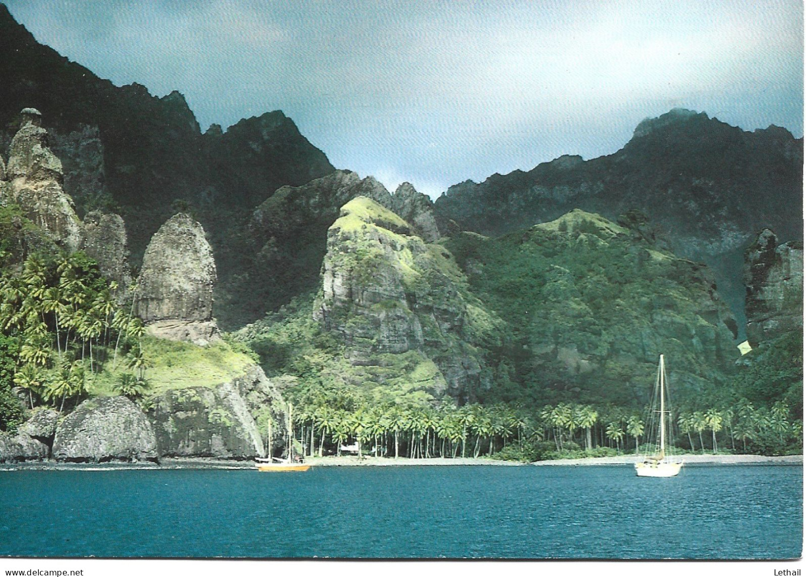 Ref (  18800  )  Iles Marquises - La Baie Des Vierges - Französisch-Polynesien