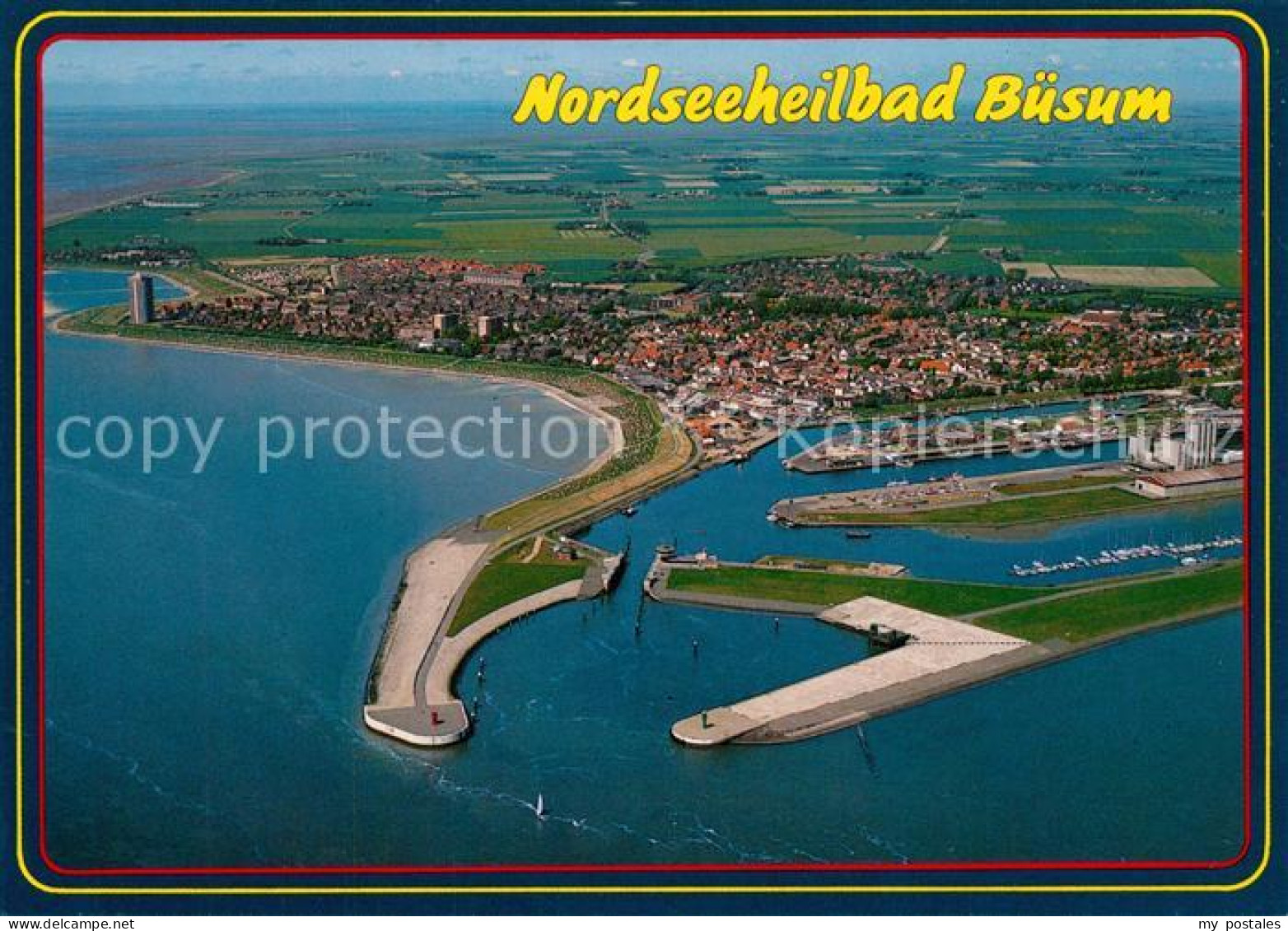 73211783 Buesum Nordseebad Fliegeraufnahme Buesum Nordseebad - Buesum