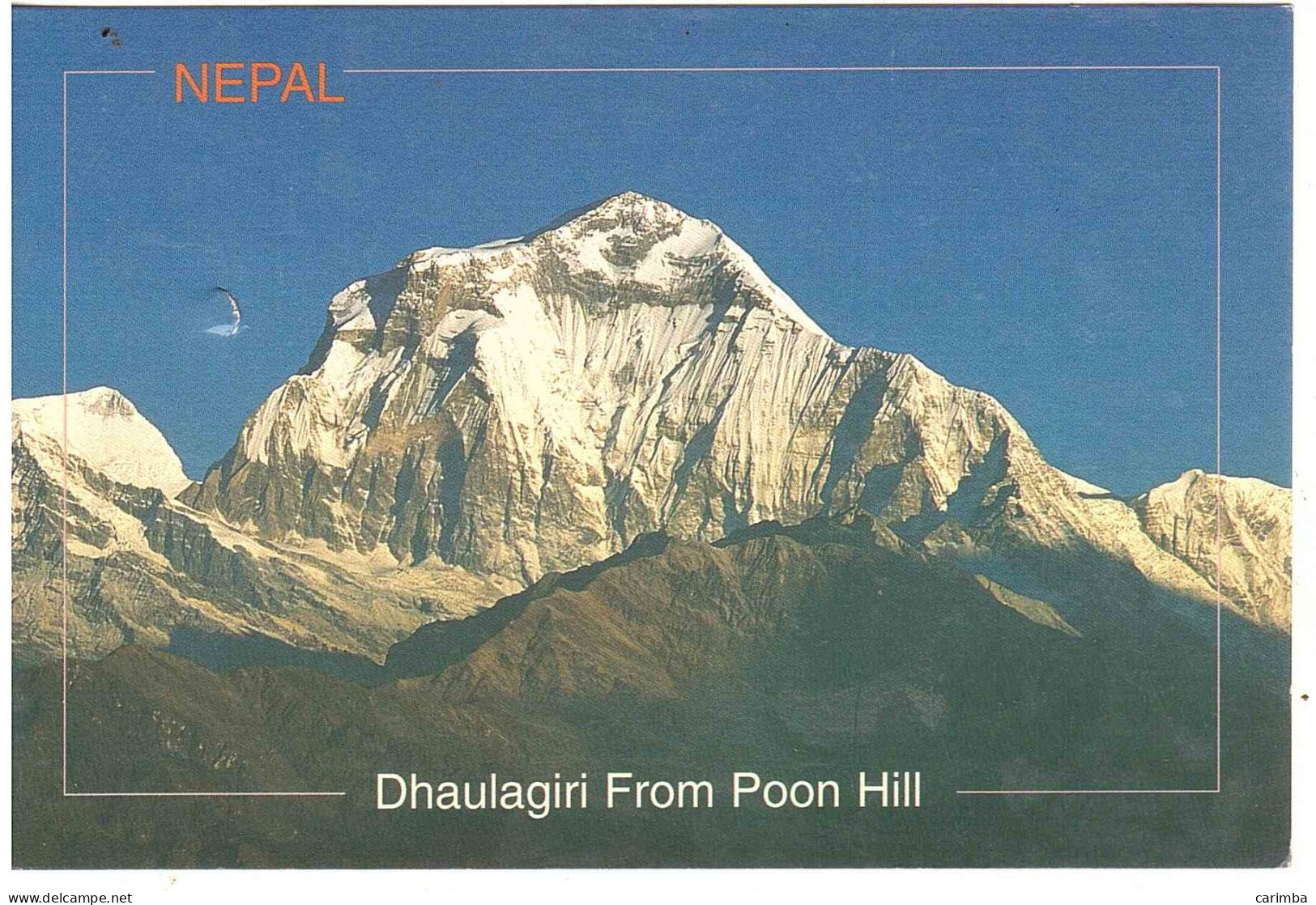 CARTOLINA PER ITALIA DHAULAGIRI - Nepal