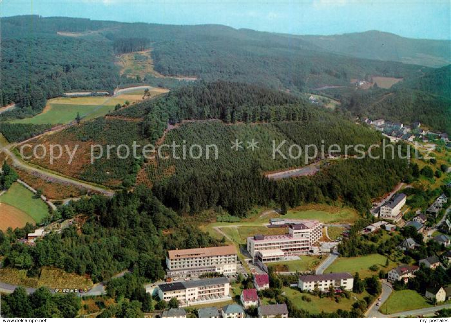 73211113 Bad Laasphe Kneipp Sanatorium Dr De La Camp Fliegeraufnahme Bad Laasphe - Bad Laasphe