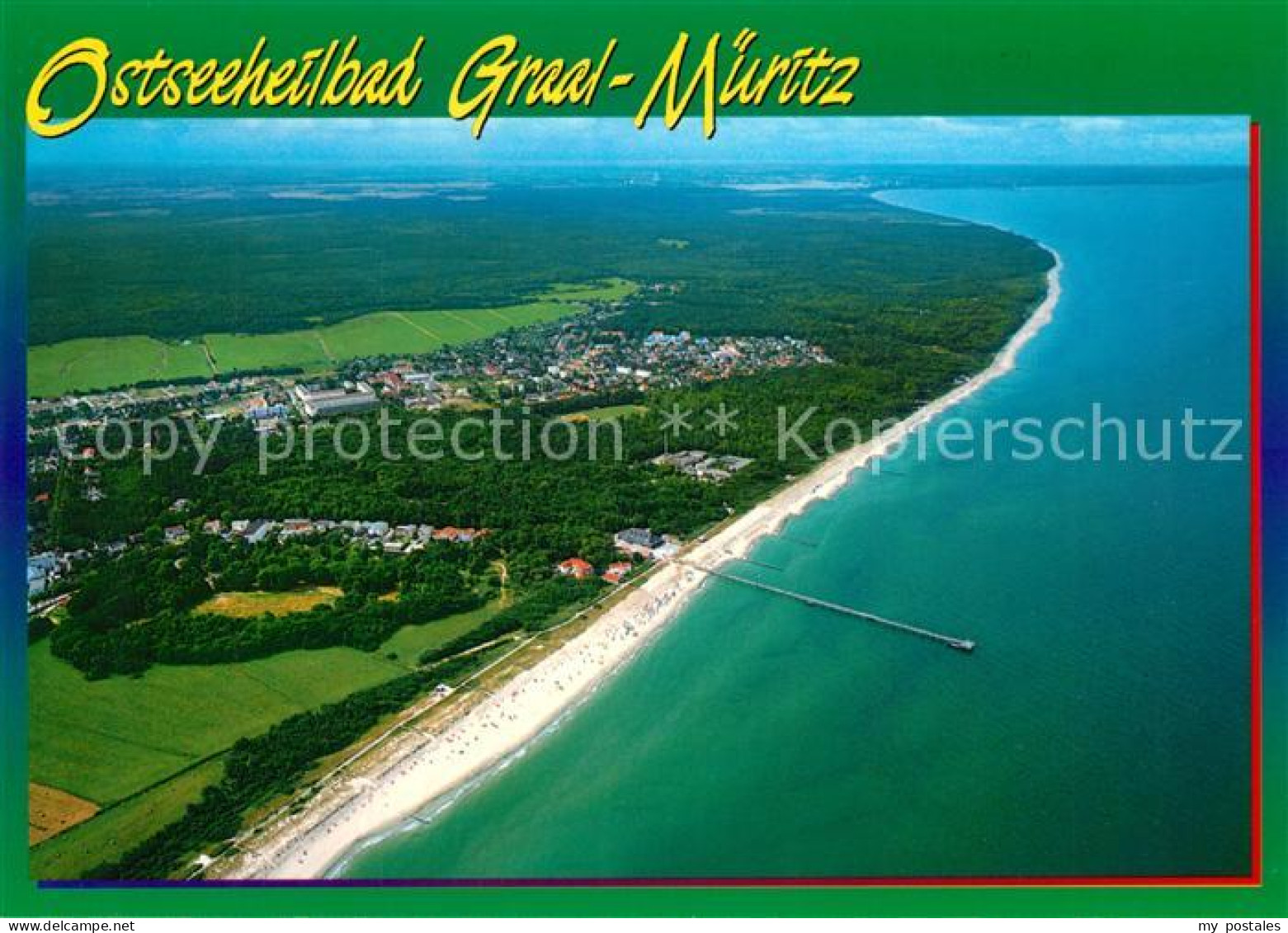 73211031 Graal-Mueritz Ostseebad Fliegeraufnahme Graal-Mueritz Ostseebad - Graal-Müritz