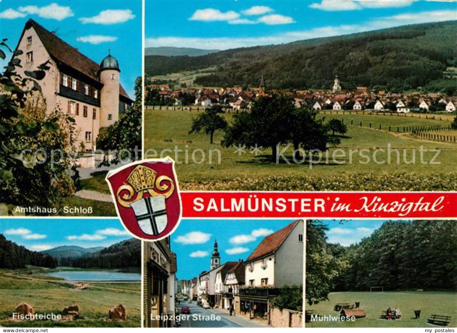 73210527 Salmuenster Bad Soden Amtshaus Schloss Fischteich Muehlwiese Leipziger  - Bad Soden