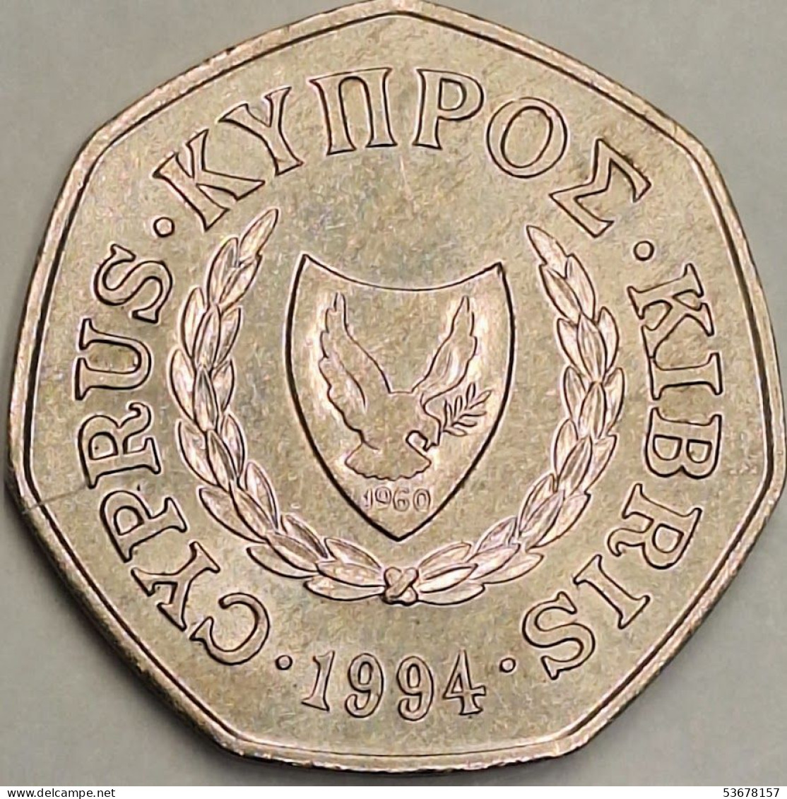 Cyprus - 50 Cents 1994, KM# 66 (#3616) - Chypre