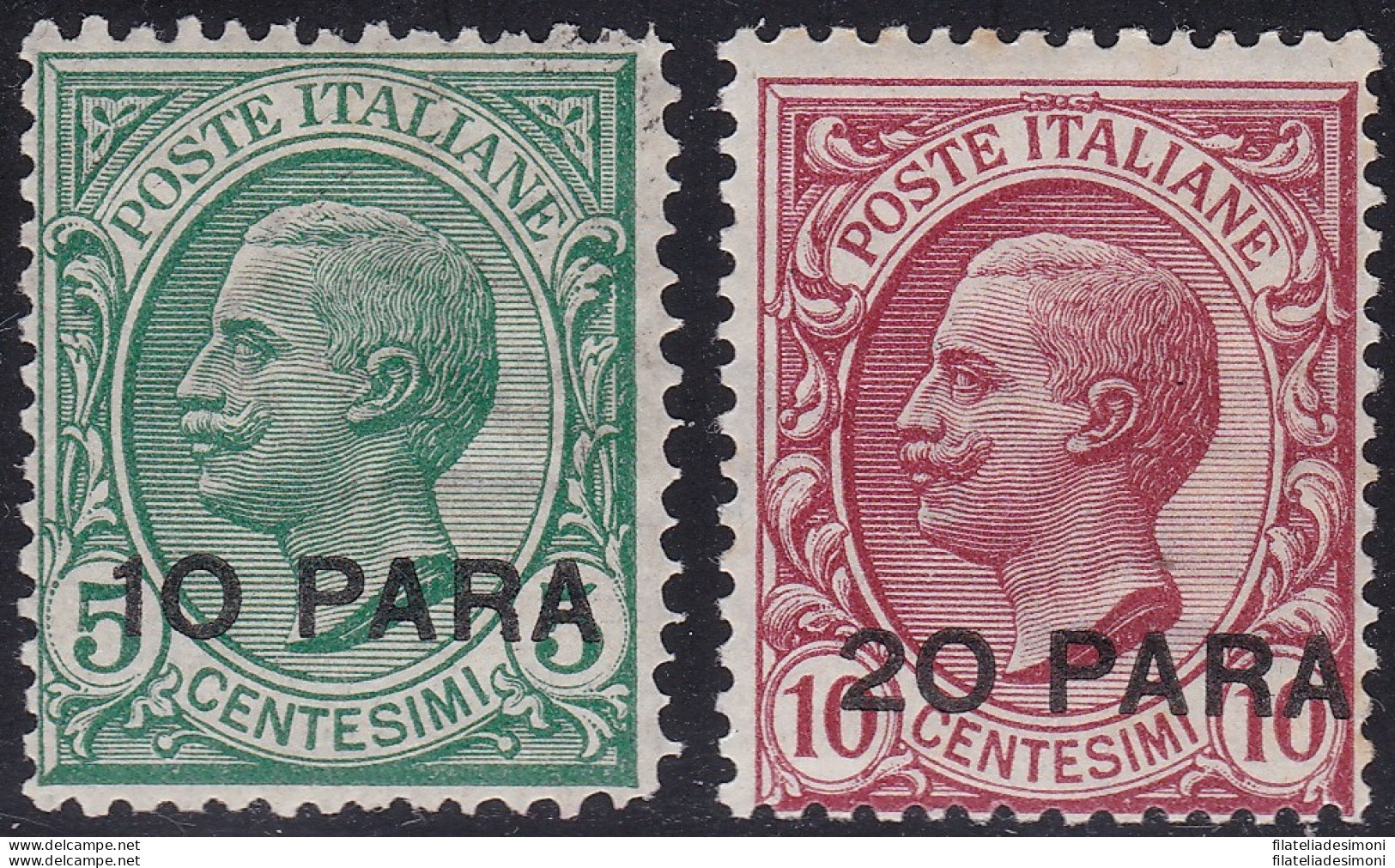 1908 Costantinopoli, N° 1/2 Ia Emissione Locale MNH/** Firma Sorani-A.Diena-Ray - Altri & Non Classificati