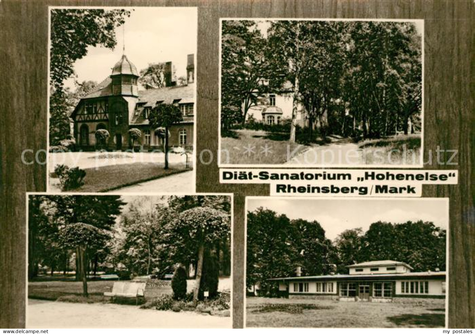 73210314 Rheinsberg Diaet Sanatorium Hohenelse Park Rheinsberg - Zechlinerhütte