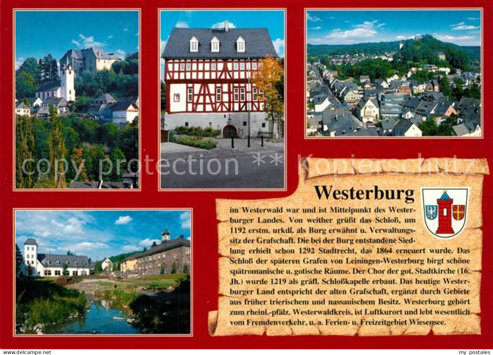 73210035 Westerburg Westerwald Schloss Fachwerk Panorama Westerburg Westerwald - Westerburg