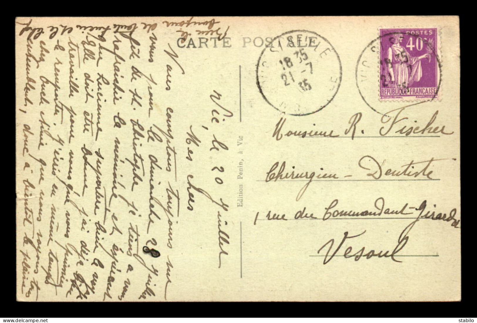 57 - VIC-SUR-SEILLE - LA POSTE - Vic Sur Seille