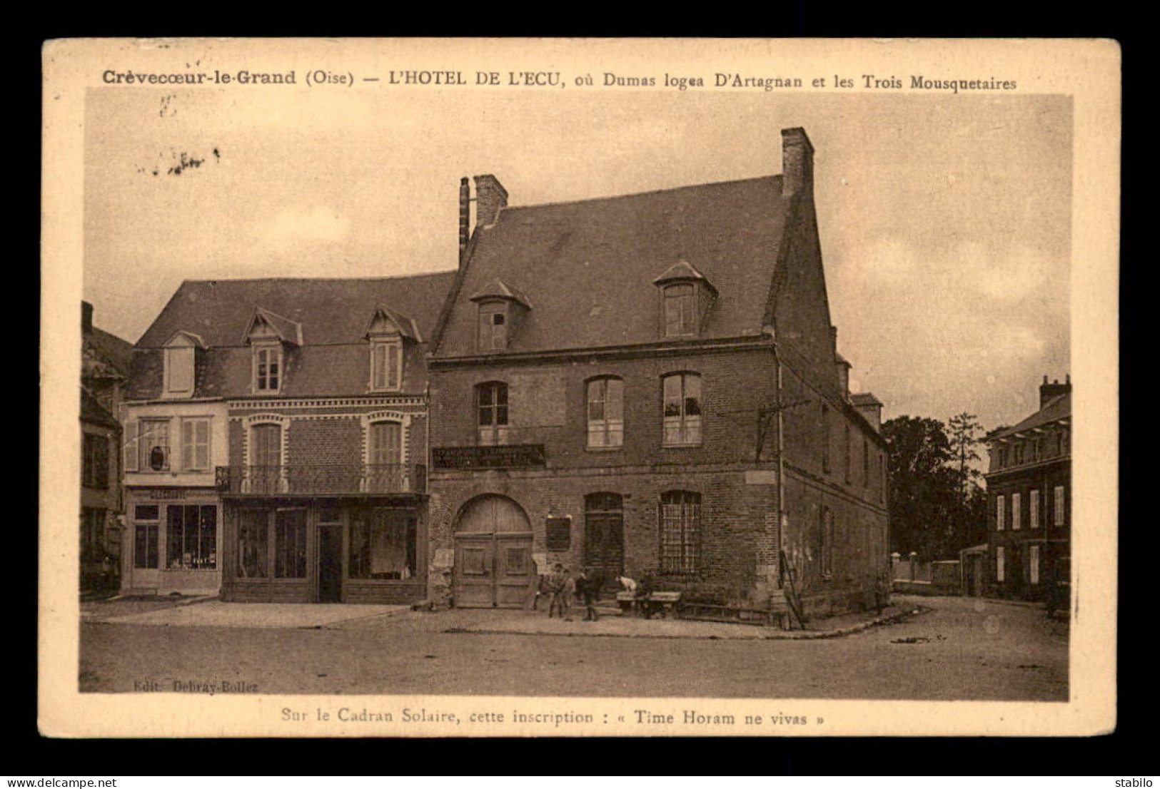 60 - CREVECOEUR-LE-GRAND - L'HOTEL DE L'ECU - Crevecoeur Le Grand