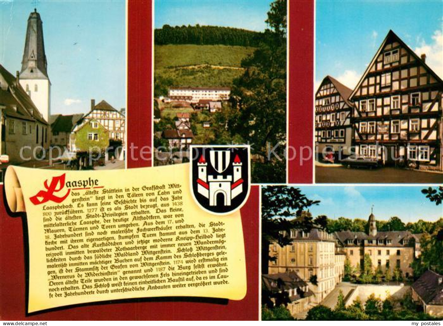 73209988 Laasphe Fachwerk Schloss Laasphe - Bad Laasphe