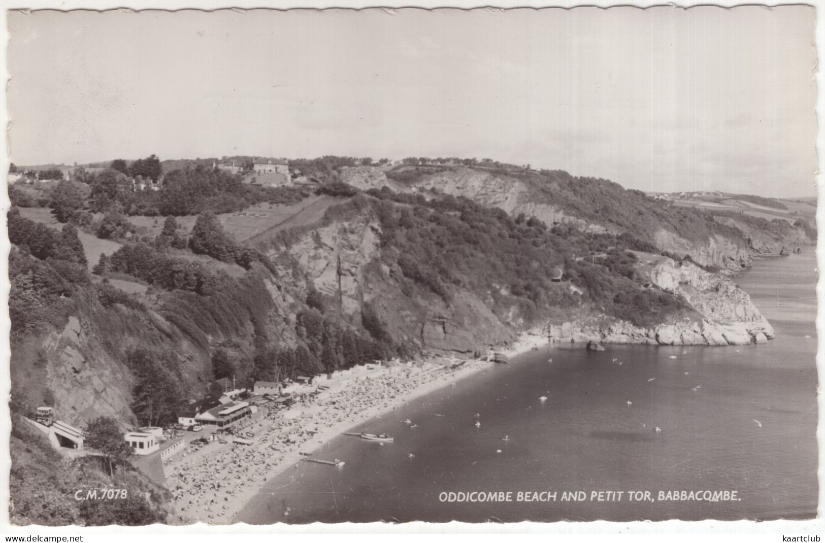 Oddicombe Beach And Petit Tor, Babbacombe - (England, U.K.) - 1956 - Torquay