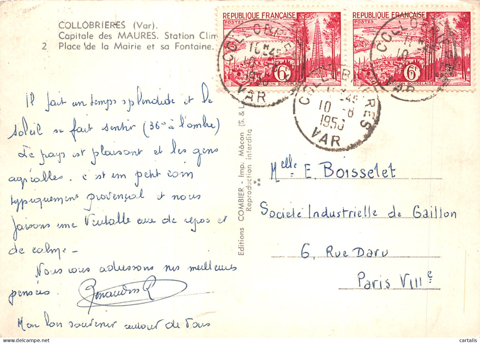 83-COLLOBRIERES-N°4007-B/0145 - Collobrieres