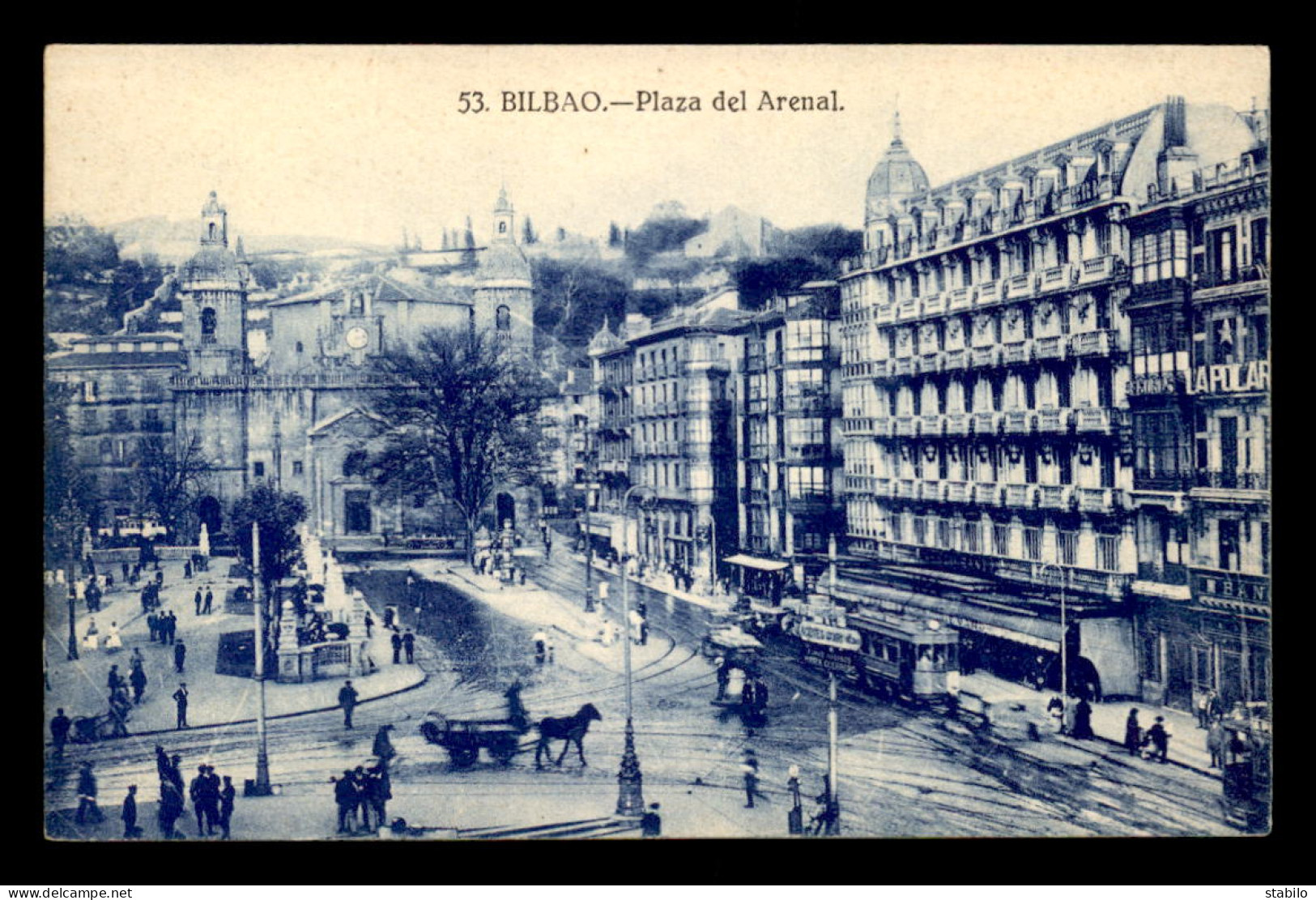 ESPAGNE - BILBAO - PLAZA DEL ARENAL - Vizcaya (Bilbao)