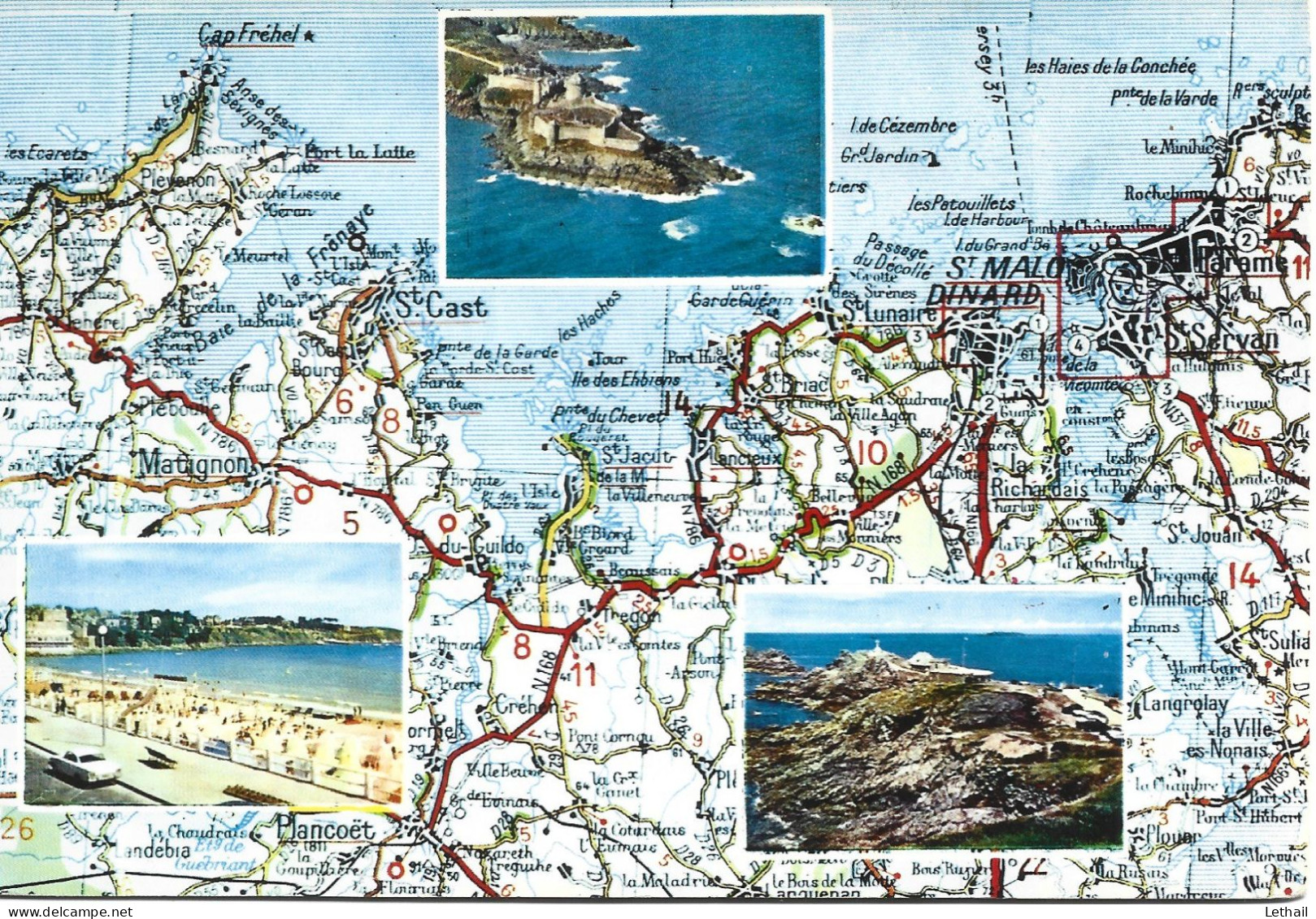 Ref (  18818  )   La Bretagne - Carte Geografiche