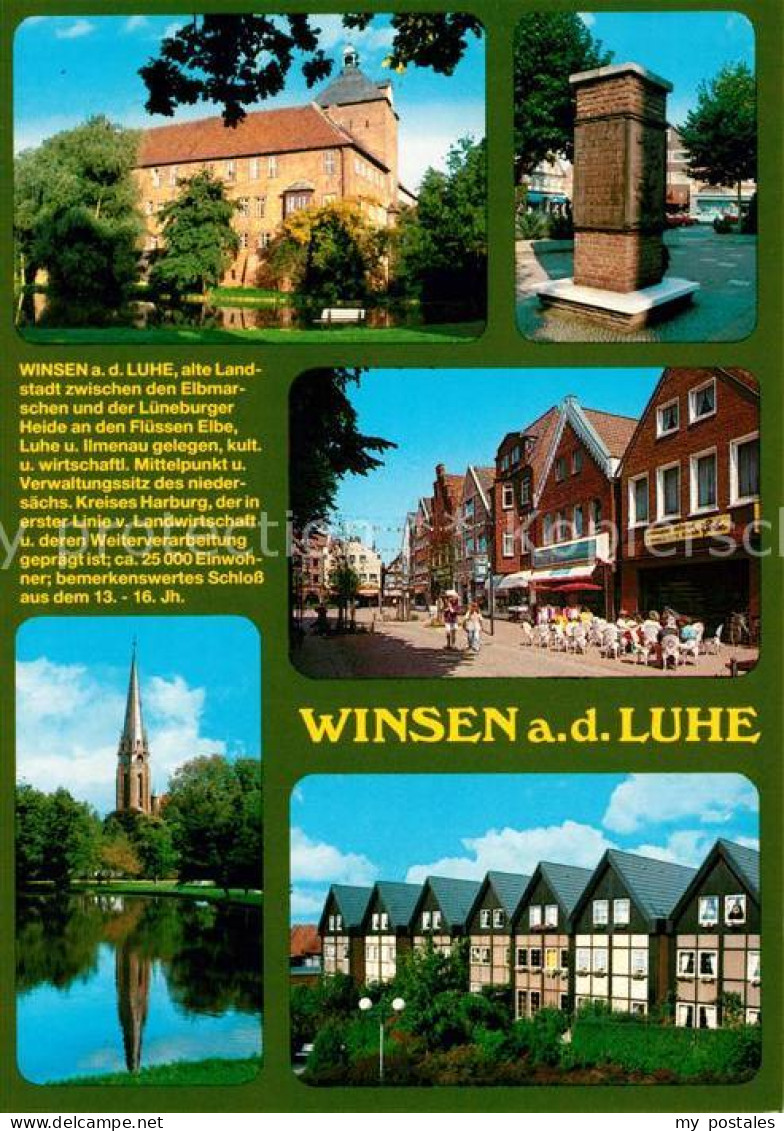 73209631 Winsen Luhe Schloss Monument Fussgaengerzone Kirche Teich Winsen Luhe - Winsen