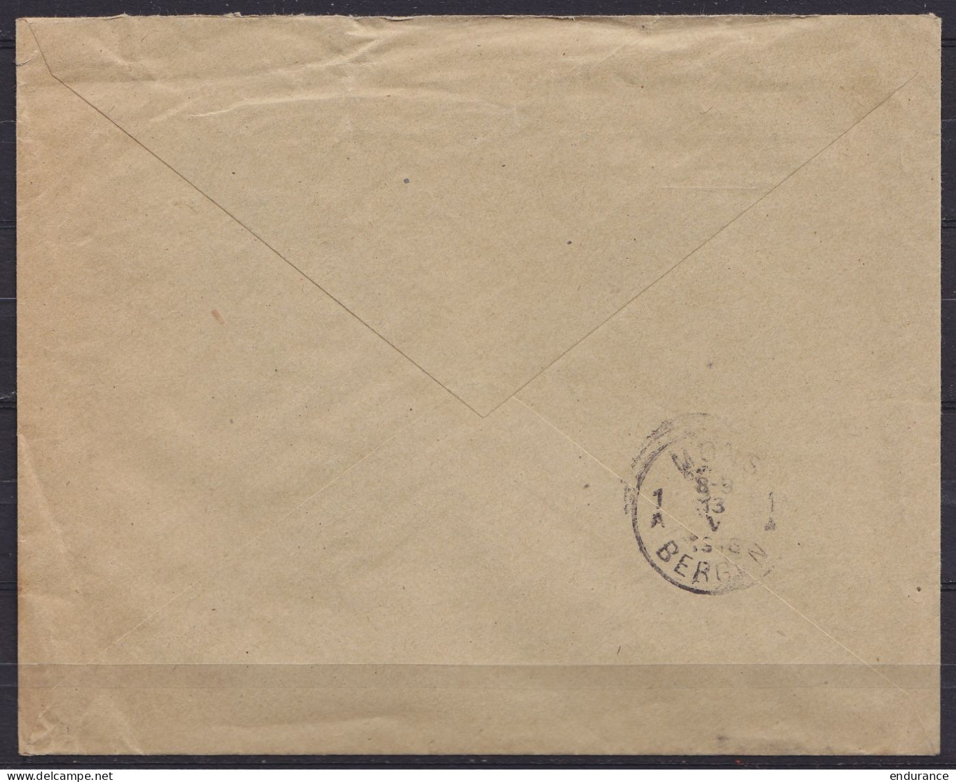 L. Franchise Militaire (S.M.) "Position Fortifiée D'Anvers / Etat-Major' Flam. ANTWERPEN /12 V 1946 Pour Notaire à MONS  - WW II (Covers & Documents)