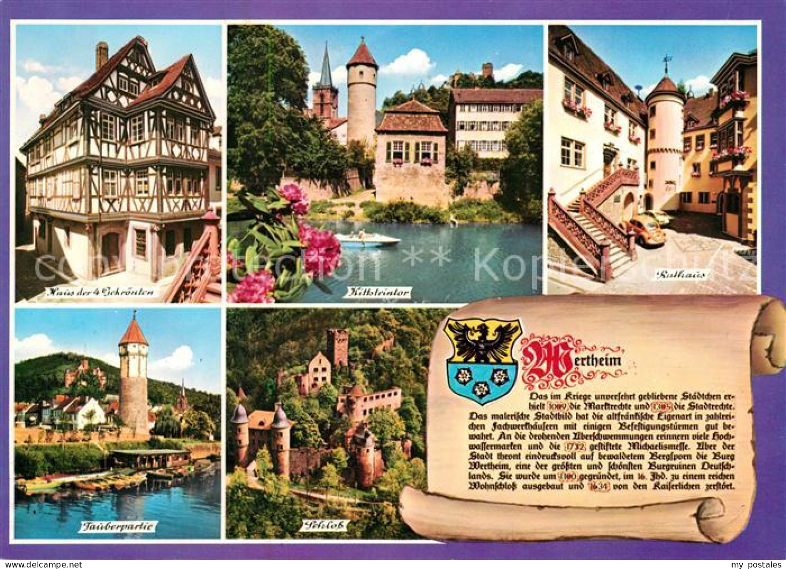 73209566 Wertheim Main Rathaus Schloss Kittsteintor Wertheim Main - Wertheim