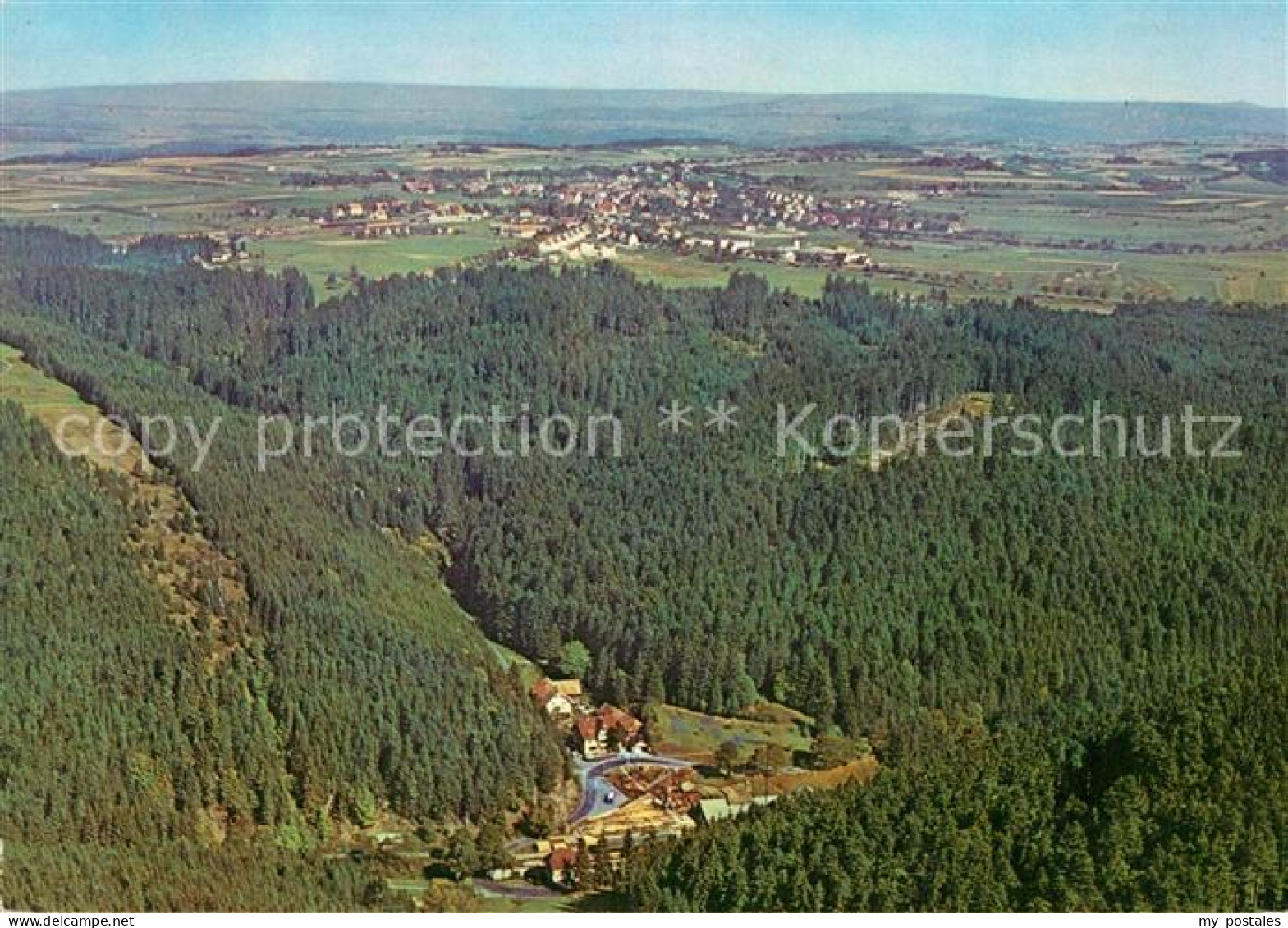 73209474 Bonndorf Schwarzwald Gasthof Pension Steinasaege Fliegeraufnahme Bonndo - Bonndorf